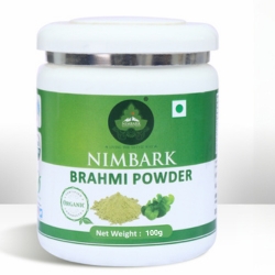 Nimbark Organic Brahmi Powder | 100% Pure and Natural Powder | Herbal Powder | Brahmi Powder 100gm