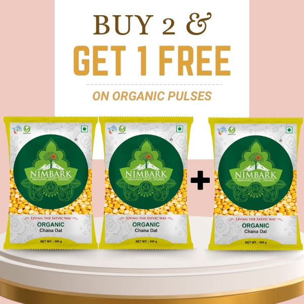 Nimbark Organic Chana Dal Split | BUY 2 GET ONE FREE