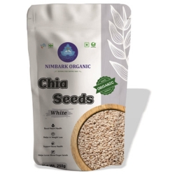 Nimbark Organic Chia Seeds White | Healthy Snack | White Seeds | Chia Seeds | Healthy Seeds 300gm