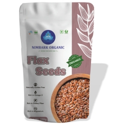 Nimbark Organic Brown Flax Seeds | Fibre Rich Flax Seeds | Flax Seeds for Eating | Alsi ke beej 250gm