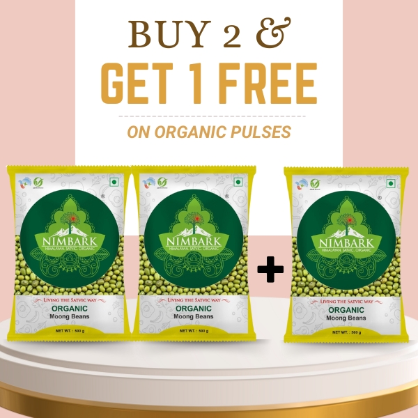 Nimbark Organic Moong Beans| BUY 2 GET ONE FREE