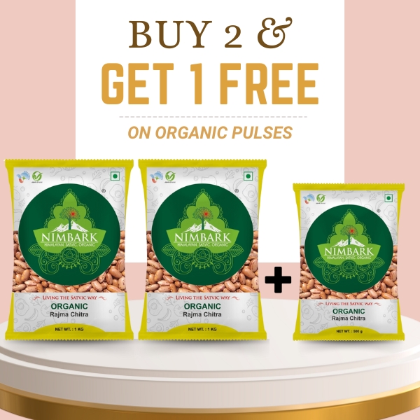 Nimbark Organic Rajma Chitra | BUY 2 GET ONE FREE